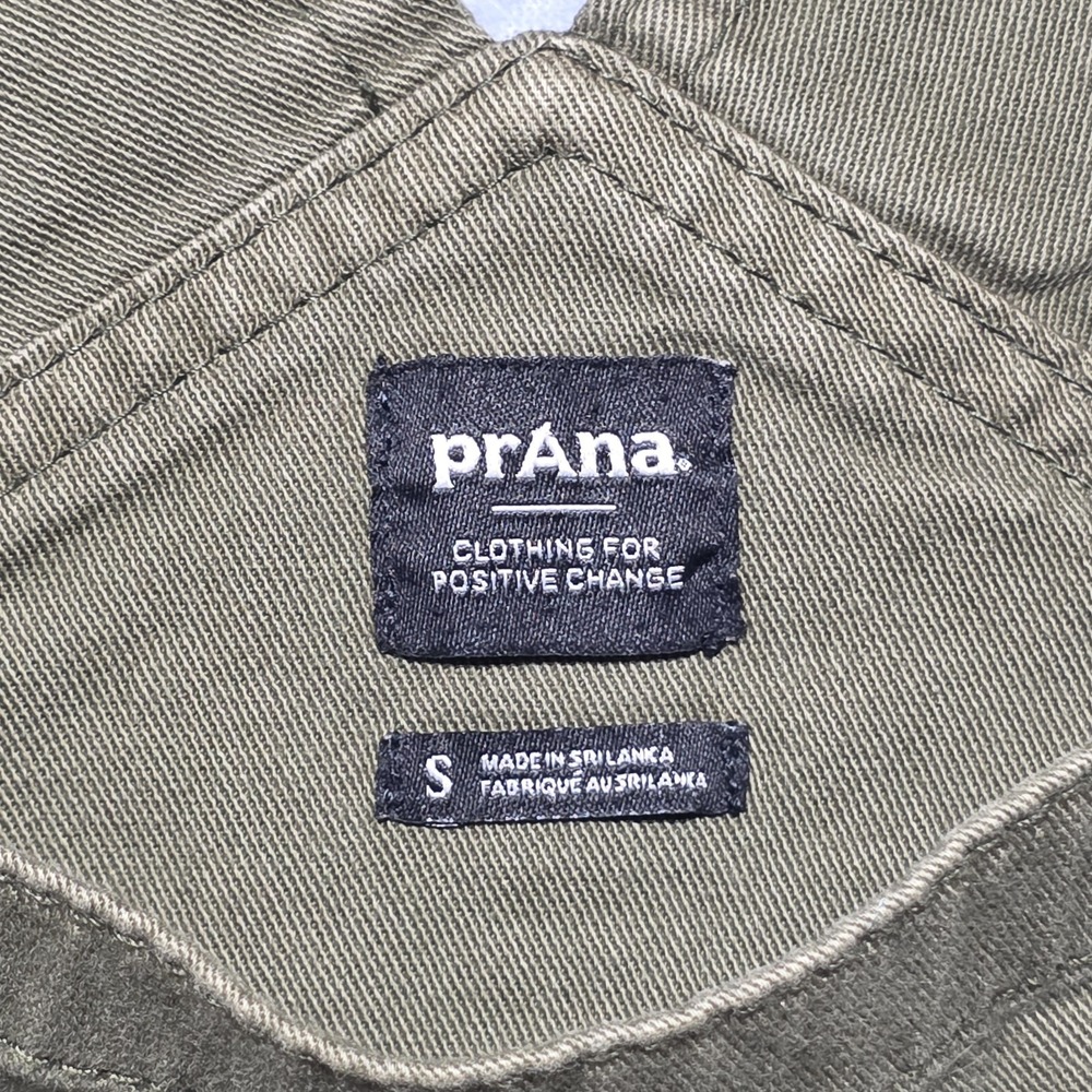 prAna Women's Green Canvas Overall Romper Shortalls - S - Picture 9 of 12